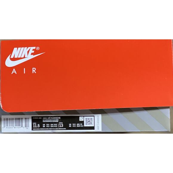 NEW Nike Air Huarache Halloween Pumpkin Curry Orange DO6694-800 Men’s Size 11.5 - Picture 7 of 7